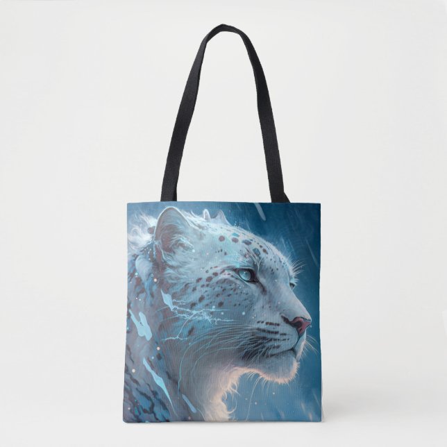 Snow Leopard Tierpark California Tasche (Vorderseite)