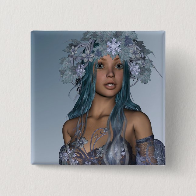 Snow Maiden Button (Vorderseite)