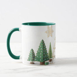 snow man mug tasse