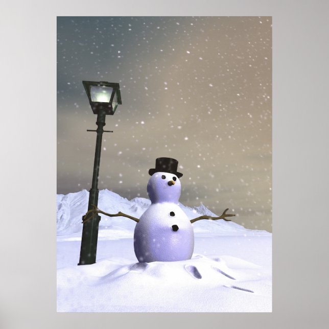 Snow Man Poster (Vorne)