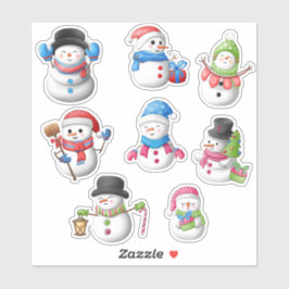 Snow Man Sublimation Aufkleber