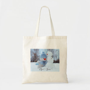 Snow man Tote Bag Tragetasche