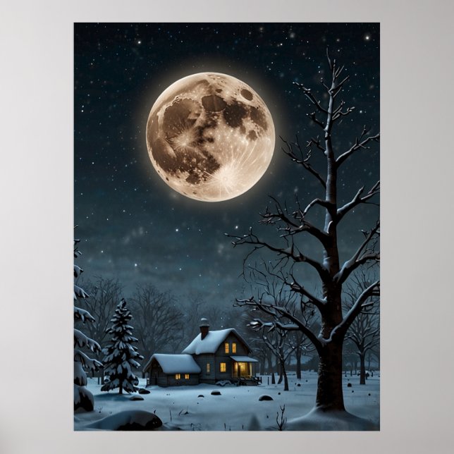 SNOW MOON POSTER (Vorne)