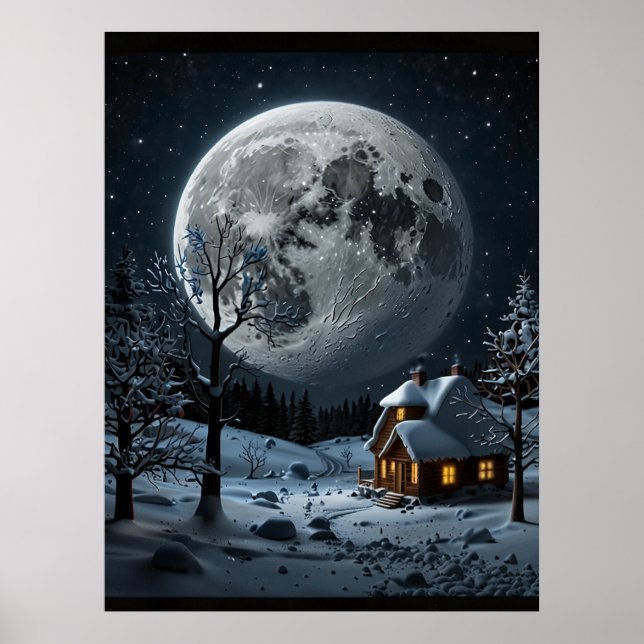 SNOW MOON POSTER (Vorne)