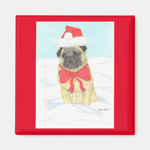 Snow Mops Magnet