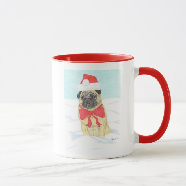 Snow Mops Ringer Tasse (Rechts)