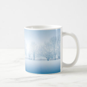 Snow on The Rec, Godmanchester, England Kaffeetasse