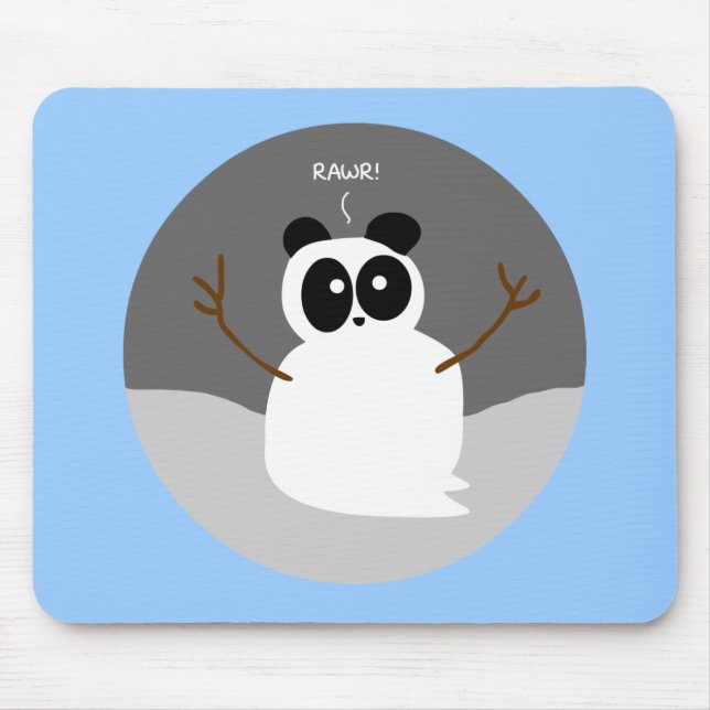 Snow Panda Mousepad (Vorne)