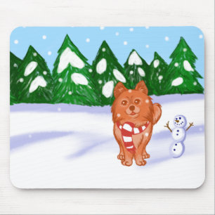 Snow Puppy Mousepad