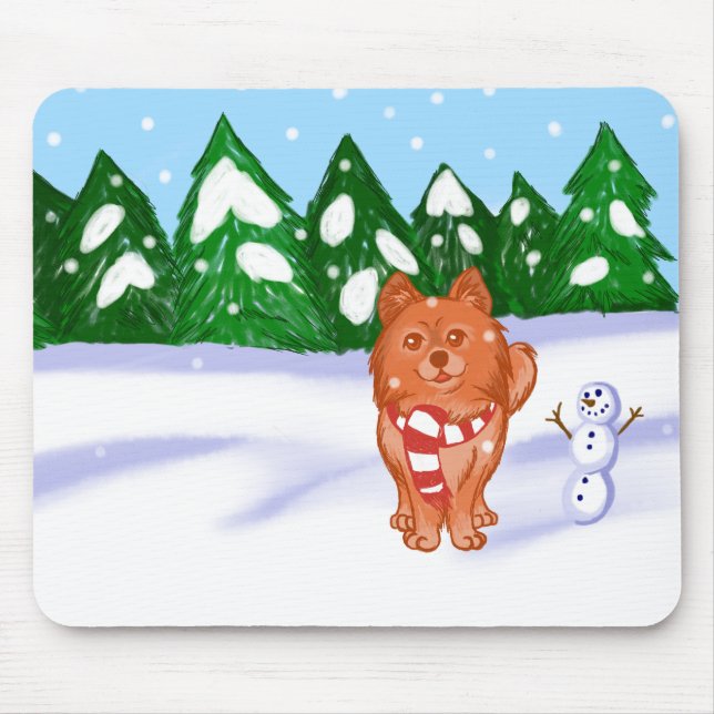 Snow Puppy Mousepad (Vorne)