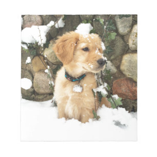 Snow Puppy Notizblock