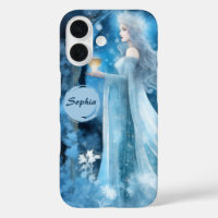 Snow Queen Fantasy Art - Mystische Wintergöttin