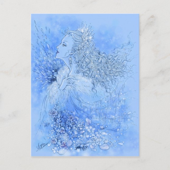 Snow Queen Postcard Postkarte (Vorderseite)