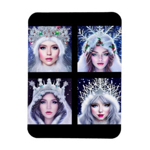 Snow Queens Winter Wonderland Magnet