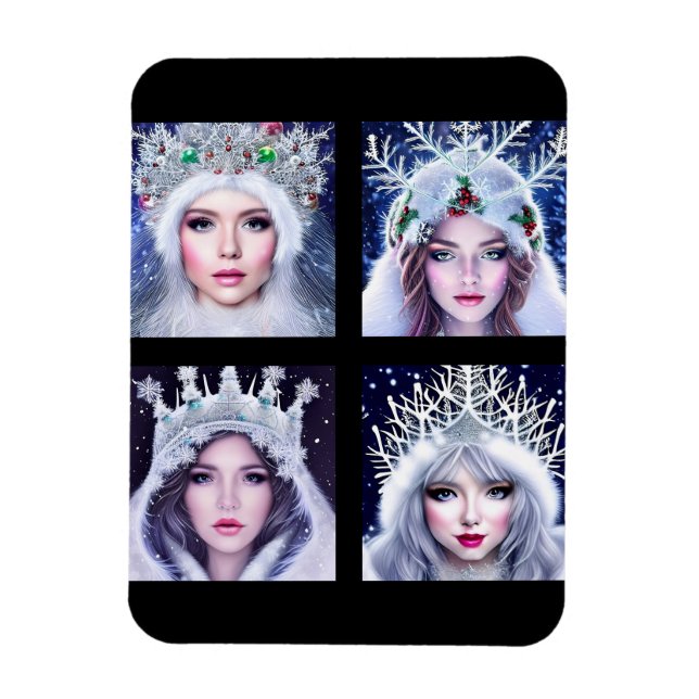 Snow Queens Winter Wonderland Magnet (Vertikal)