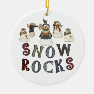 Snow Rocks Keepake Ornament