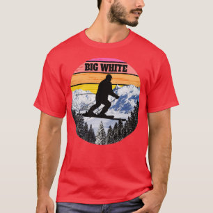 Snow Ski Big White Skigebiete Kanada T-Shirt