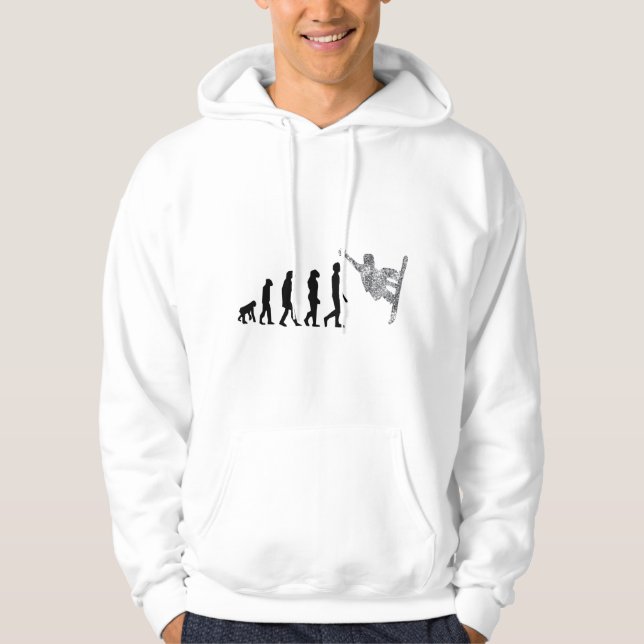 Snow Ski Snowboard Evolution Kapuzenpullover Glitt Hoodie (Vorderseite)