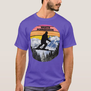 Snow Ski Warth Schroecken Skigebiet Österreich T-Shirt