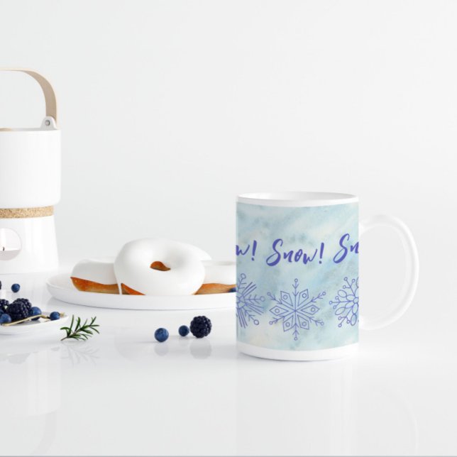 Snow! Snow! Snow! Kaffeetasse (Von Creator hochgeladen)