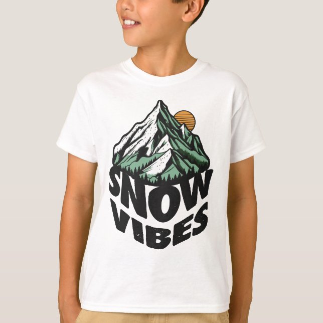 Snow Vibes T-Shirt (Vorderseite)