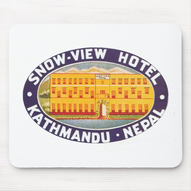 Snow View Hotel Kathmandu Nepal Mousepad (Vorne)