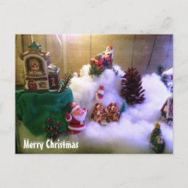 Snow Village Feiertagspostkarte