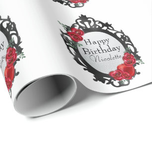 Snow White Magic Mirror und Apple Geschenkpapier