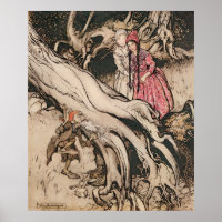 Snow White und Rose Red von Arthur Rackham