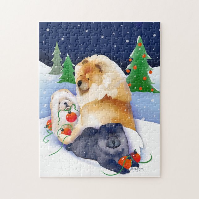 SNOWBABIES Chow 2020 Holiday Puzzle (Vertikal)