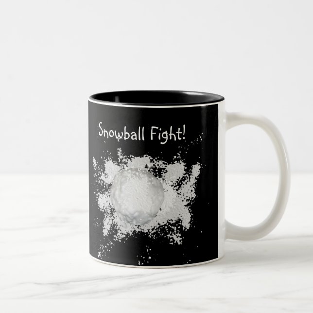 Snowball Fight Tasse (Rechts)