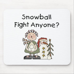 Snowball Fight Tshirts und Geschenke Mousepad
