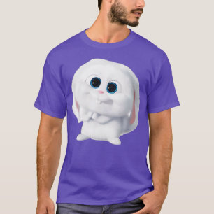 Snowball Rabbit Pet Secret Life Sticker T-Shirt