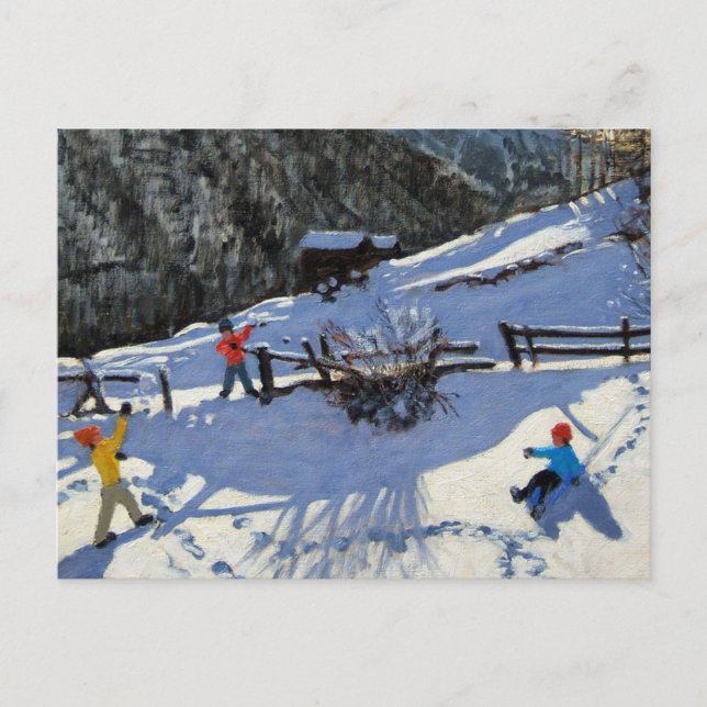 Snowballers Zermatt Postkarte (Vorderseite)
