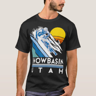 Snowbasin Utah Retro Ski T-Shirt