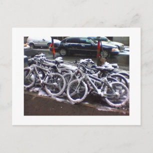 Snowbikes Postkarte