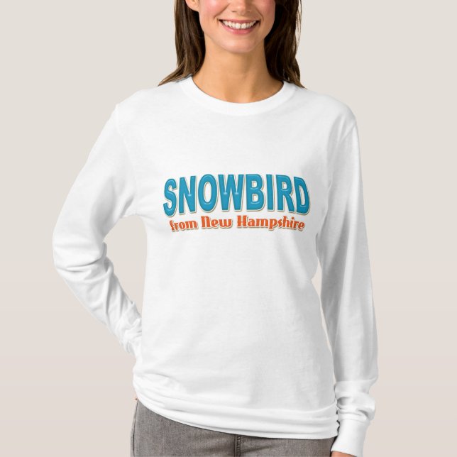 Snowbird aus New Hampshire T-Shirt (Vorderseite)