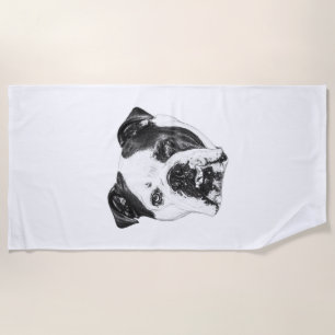 Snowbird Bulldog Handtuch