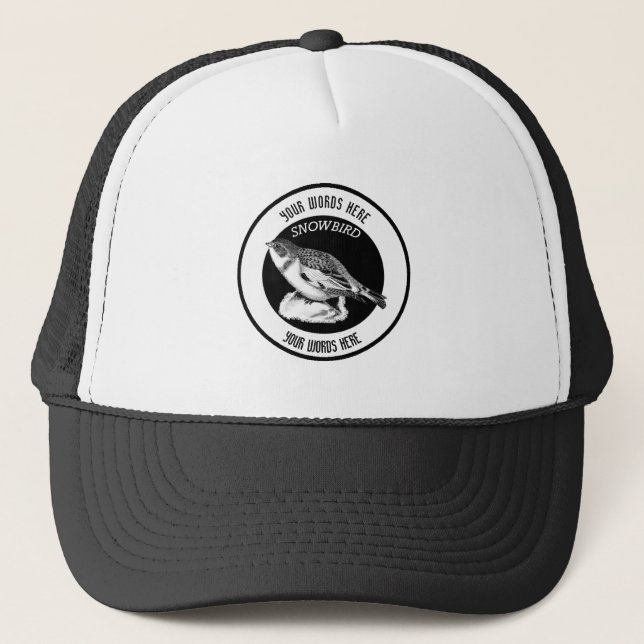 Snowbird Custom Hat Truckerkappe (Vorderseite)