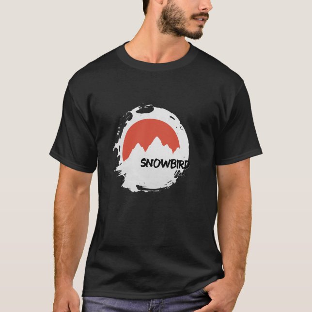 Snowbird Mountains Utah Wandern im Freien Retro Lo T-Shirt (Vorderseite)