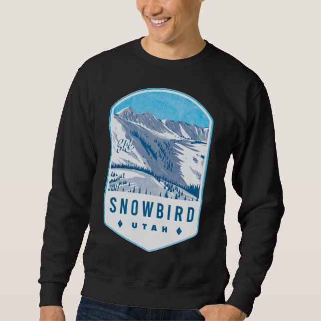 Snowbird Utah Ski Badge Sweatshirt (Vorderseite)