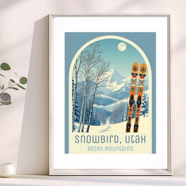 Snowbird Utah Skigebiet Felsgebirge Poster (Von Creator hochgeladen)