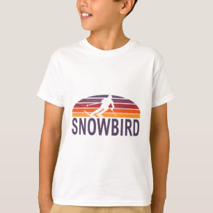Snowbird Utah USA Skigebiet Snowboardfahren T-Shirt
