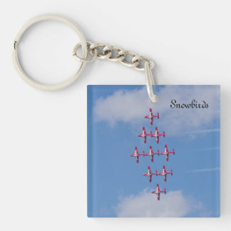 Snowbirds zweiseitige Schlüsselkette Schlüsselanhänger