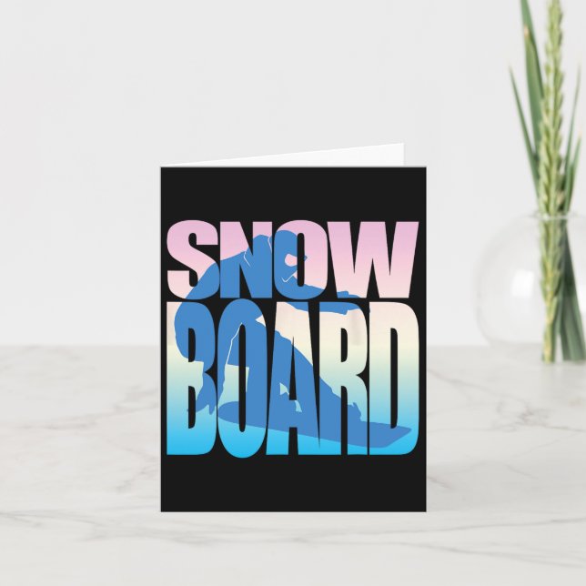 Snowboard3 Karte (Vorderseite)