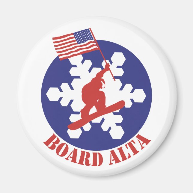 Snowboard Alta Magnet (Vorne)
