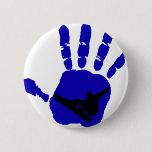 Snowboard-Aufstand-Blues Button