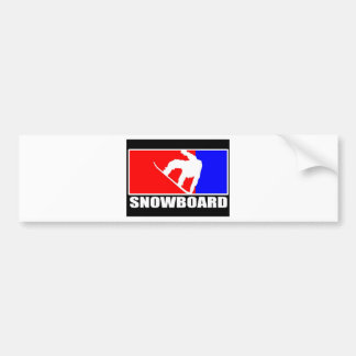 Snowboard Autoaufkleber
