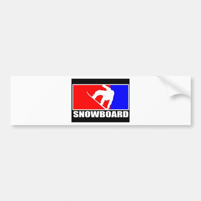Snowboard Autoaufkleber (Vorne)
