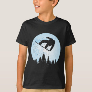 Snowboard Bigfoot Ski Lustig Sasquatch Skifahren T-Shirt